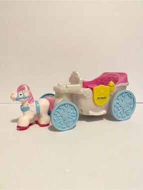Fisher Price Little People Disney Princess Musical Royal Coach Horse Cinderella